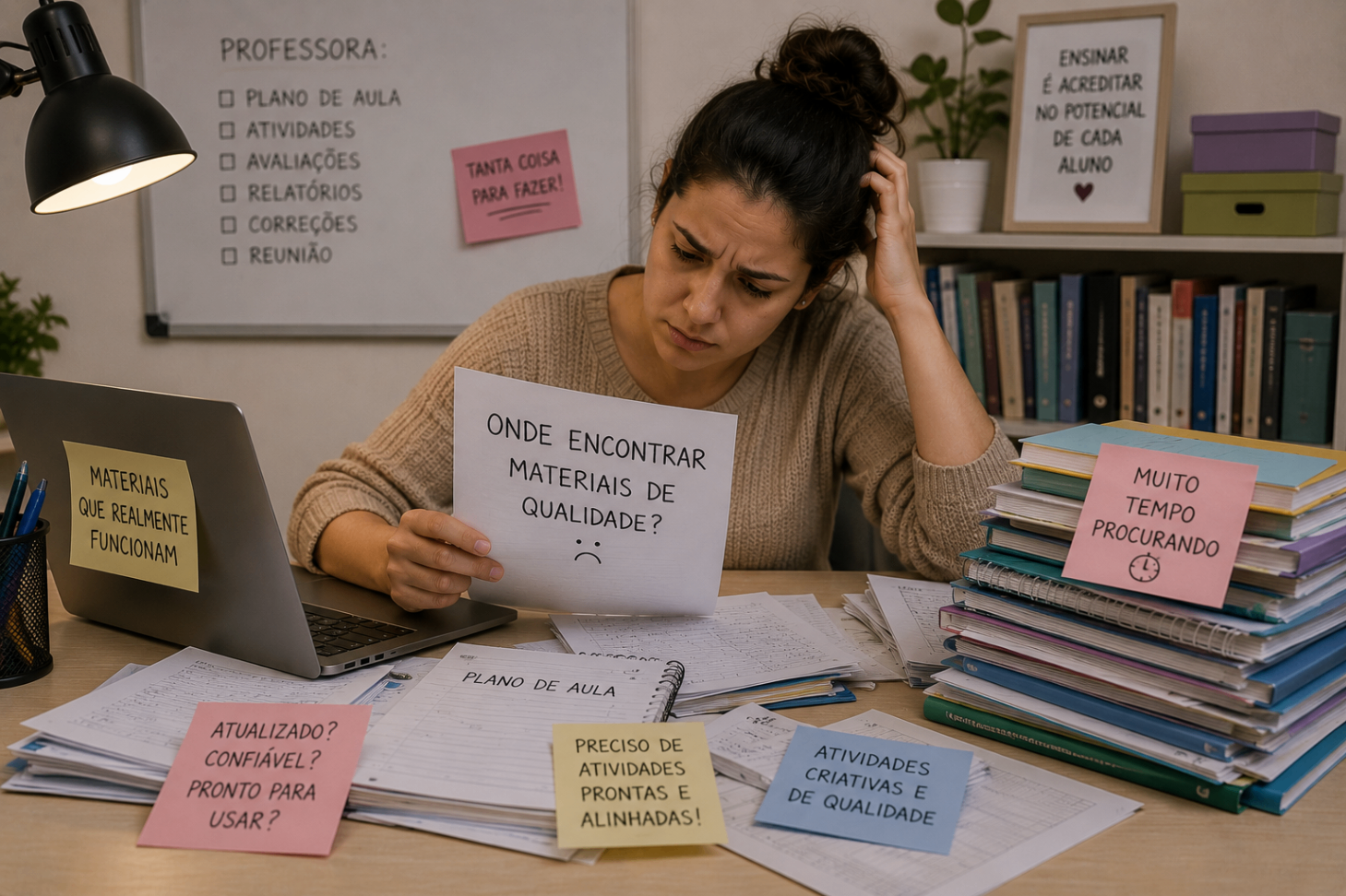 Dificuldade para encontrar bons materiais
